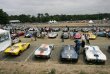 Parkoviště Ford GT na Le Mans Classic 2006 (vzpomínkové závody historických vozů se konají jednou za dva roky)