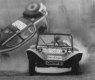 Erich Glawitza coby vítěz prvního československého mezinárodního autokrosu (Přerov 1969)