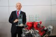 Vittorio Dini, šéf vývoje silničních motorů Ferrari, převzal nejvyšší cenu na akci Engine Expo 1. června 2016 ve Stuttgartu