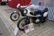 Jiří Ščučka přivezl do Brna silniční motocykly Greeves Silverstone 250 (1963) a Benelli 125 2C (1972); první britský jsme do minulé soboty viděli jen na obrázku...