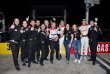 Racers Edge Motorsports pečetil loňský triumf na posledním závodě v Las Vegas (uprostřed Mirachi s Barkeyem, vpravo Marcelli)