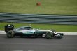 Stále stejný obrázek, Nico Rosberg (Mercedes-AMG Petronas W07) vítězí, pokud nevítězí týmový kolega Lewis Hamilton...