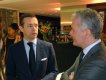 Fintan Knight, obchodní ředitel Rolls-Royce, a Frank Tiemann, šéf komunikace značky pro Evropu (East), při otevření showroomu v Praze