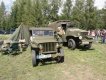 U.S. Military Camp s legendou Willys Jeep a truckem GMC 6x6...