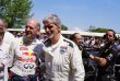 Adrian Newey (Red Bull) a Damon Hill (Williams-Renault)