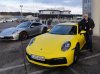 Nové vozy Porsche 911 Carrera S (a 4S) při dynamickém představení na Hockenheimu 