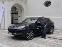 Porsche Cayenne Coupé při dynamické premiéře v České republice