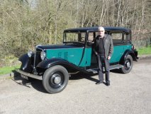 Renault Vivastella PG7 z roku 1933, nejstarší typ pro jízdu motoristických novinářů