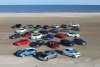 Zúčastněné typy automobilů na pláži v Tannisby