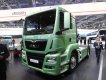 Nový tahač MAN eMobility Truck, poháněný elektromotorem 250 kW, uloženým uprostřed rámu (vznikl na základě typu TGS 4x2 BLS-TS)