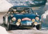Berlinetty Alpine-Renault A110 1600S obsadily tři první místa v Rally Monte Carlo 1971 (Ove Andersson před Thérierem a Andruetem, třetím ex-aequo s Waldegaardem na VW-Porsche 914/6)