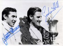 Jackie Stewart a Graham Hill, mistři světa F1