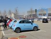 Testovací vozy Fiat 500 TwinAir v Orbassanu u Turína