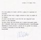 Dopis od Riccarda Palettiho po Velké ceně Jižní Afriky 1982