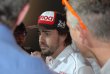 Fernando Alonso byl středem zájmu reportérů, po nezdarech na McLarenu ve formuli 1 mu dva starty s Toyotou přinesly dvě vítězství (první ve Spa)