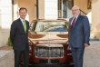 James Crichton (Rolls-Royce Motor Cars) a Karel Kadlec (Car Tec Group) při uvedení britských vozů Rolls-Royce na český trh v září 2015
